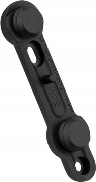Mbajtëse shishe biçiklete Fidlock Twist Bike Base, magnetike, universale, e zezë