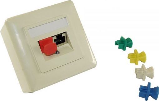 Mbulesë për prizë RJ45 InLine, e zezë, 1 copë (59942E)