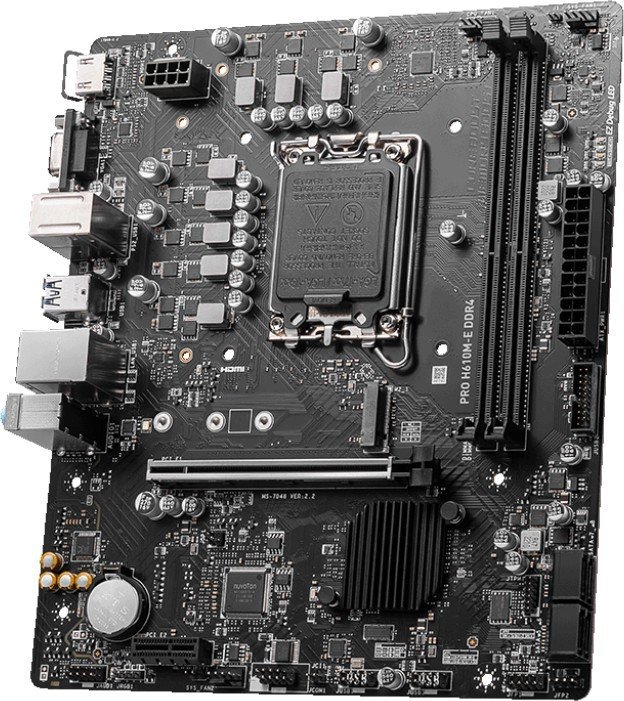 Motherboard MSI PRO H610M E DDR4, Intel H610, mATX