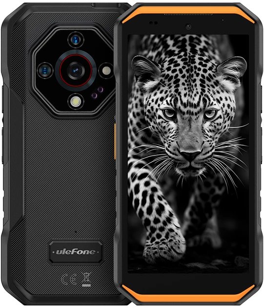 Телефон Ulefone Armor X32, 6GB 128GB, 5.65", 4G, светло портокалов