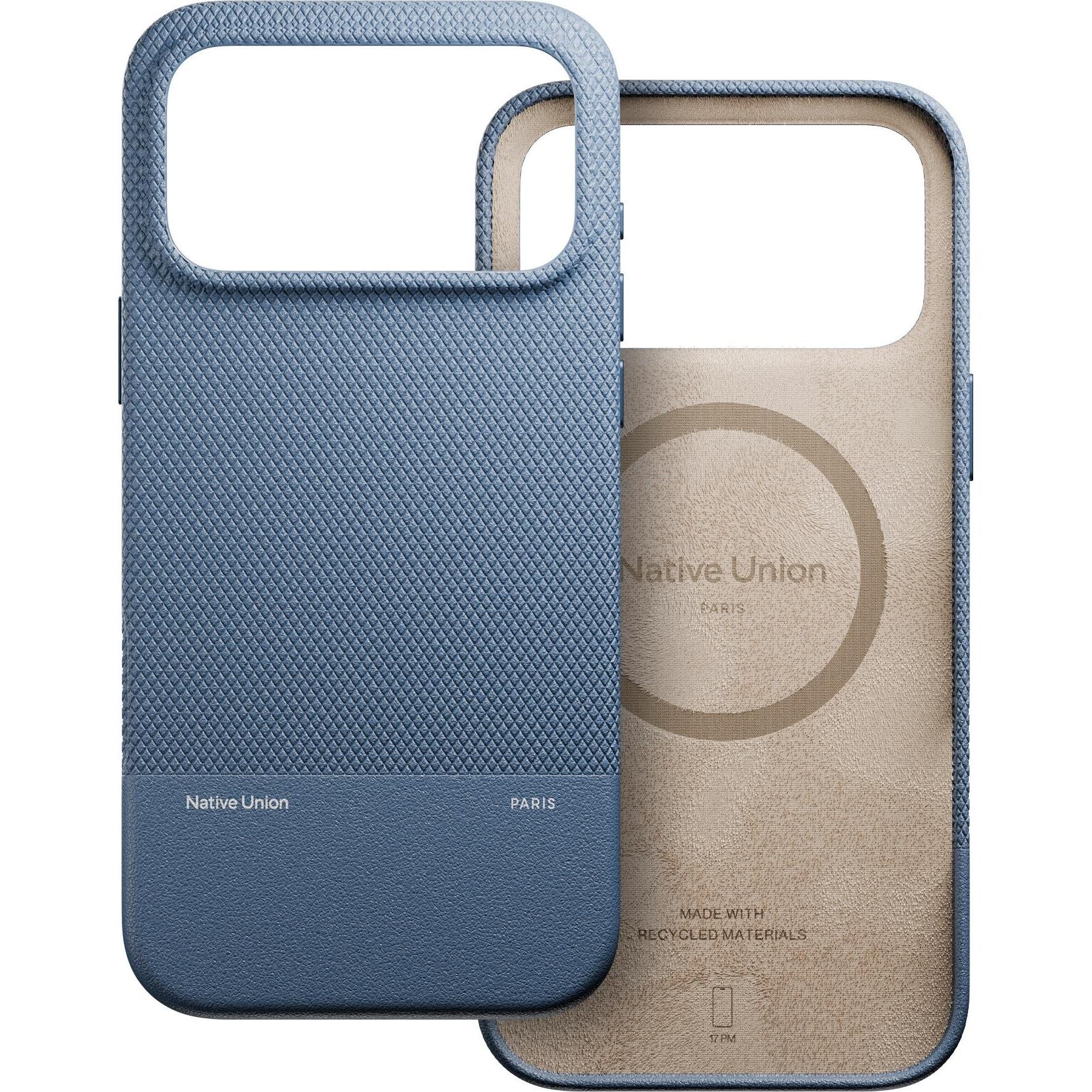 Këllëf telefoni Native Union ReClassic për iPhone 17 Pro Max, MagSafe, blu