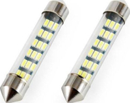 Llambë LED AMiO Standard Festoon C5W 18xSMD 3014, 12 V, 41 mm