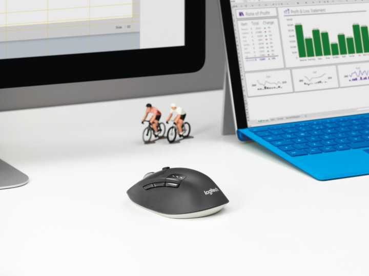 Maus pa kabllo Logitech Triathlon M720, i zi