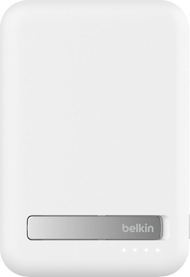 Powerbank magnetik Belkin BoostCharge Pro, 8000mAh, karikim wireless 15W MagSafe, i bardhë