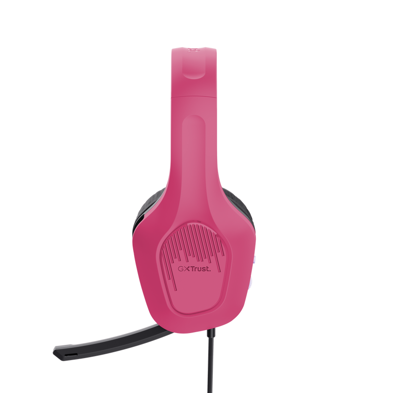 Kufje gaming Trust GXT 415P Zirox, 50mm, 3.5mm, rozë