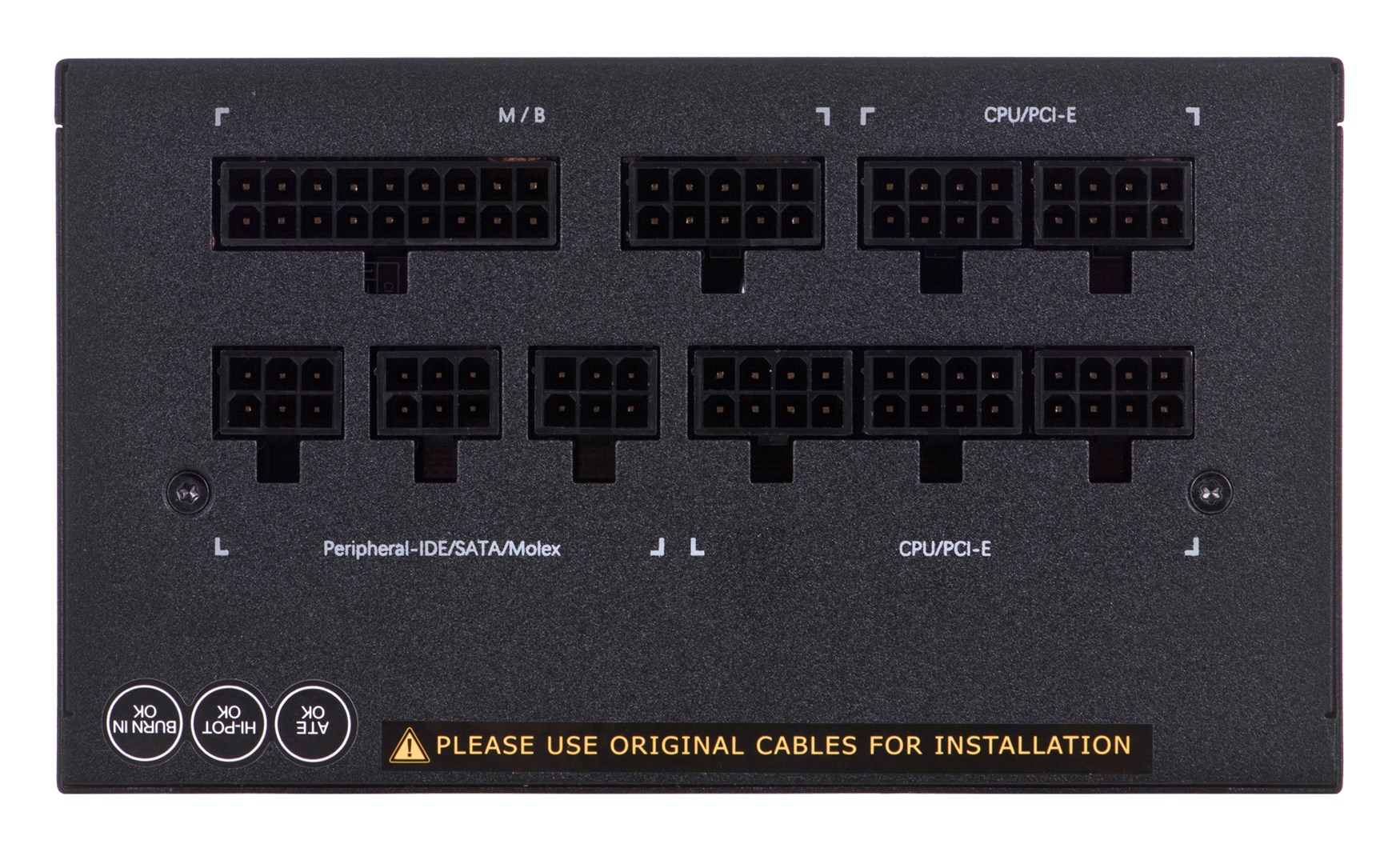 Burim energjie modular Gigabyte GP-UD750GM, 20+4 pin ATX, 750 W