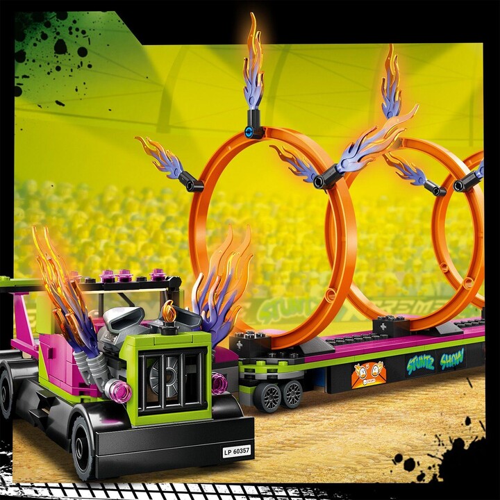 Set LEGO® City 60357 Fire Ring Tractor, 479 pjesë
