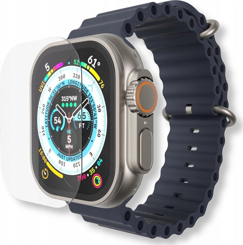Mbrojtës ekrani NEXT ONE 3D Clear, për Apple Watch Ultra 49mm, xham i tejdukshëm