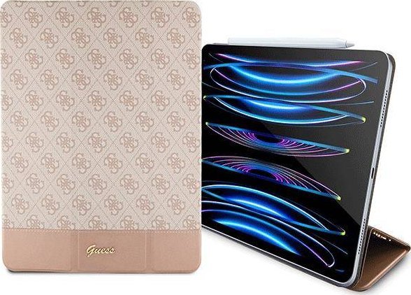 Kopertinë tablet Guess GUFCP12PS4SGP për iPad Pro 12.9, gjenerata 4 5 6, rozë