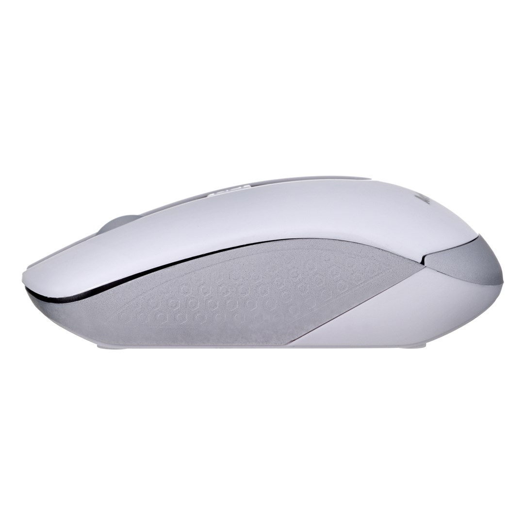 Maus Activejet AMY-320WS, RF Wireless, i argjendtë / i bardhë