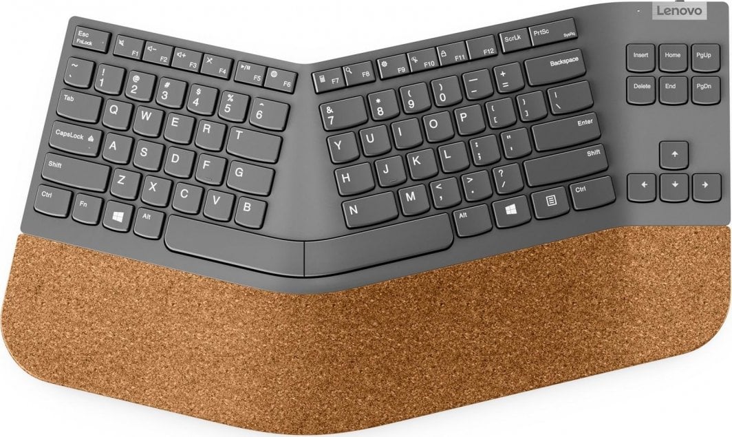 Tastierë Lenovo, wireless, e hirtë