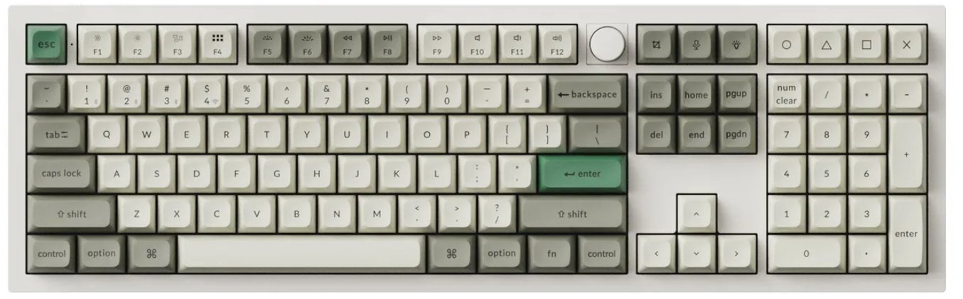 Tastierë mekanike Keychron Q6 HE QMK, wireless, RGB, gri