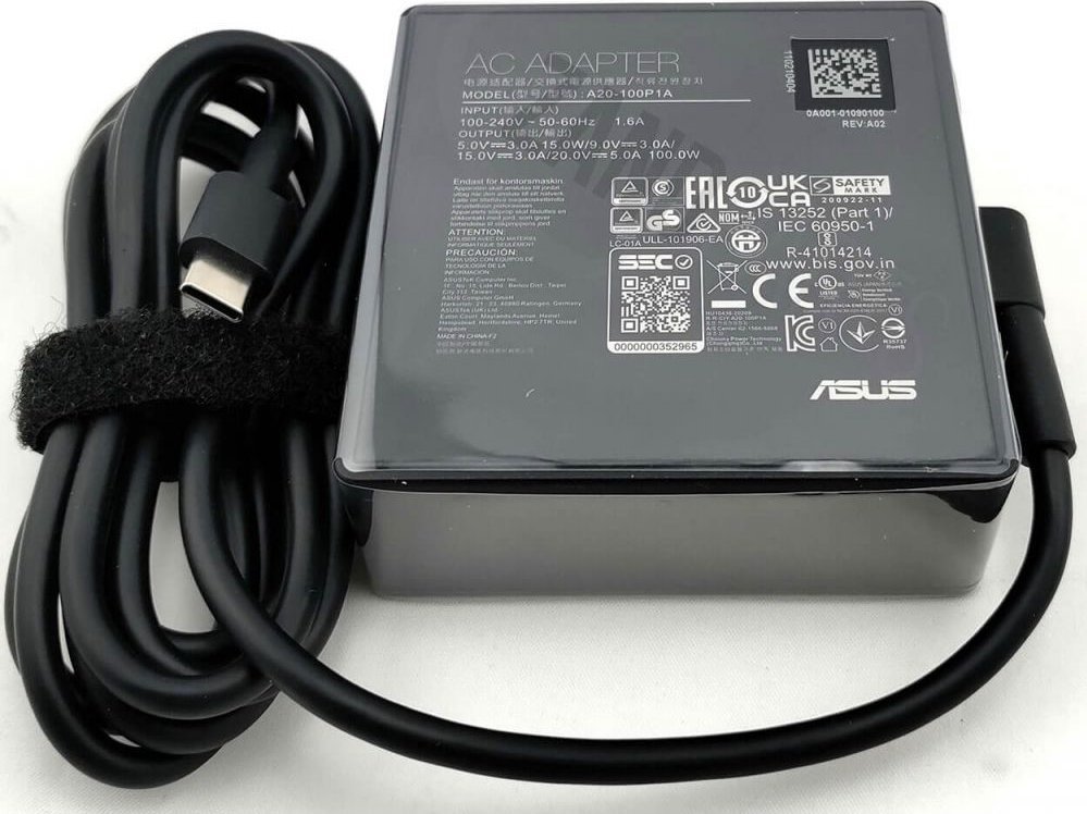 Adaptor karikues ASUS 0A001-01090100, 100W, USB Type C, i zi