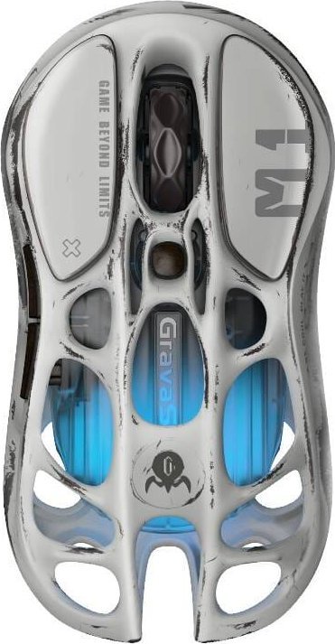 Maus gaming wireless Gravastar Mercury M1 Pro, 26000 DPI, BT 2.4GHz, argjendtë