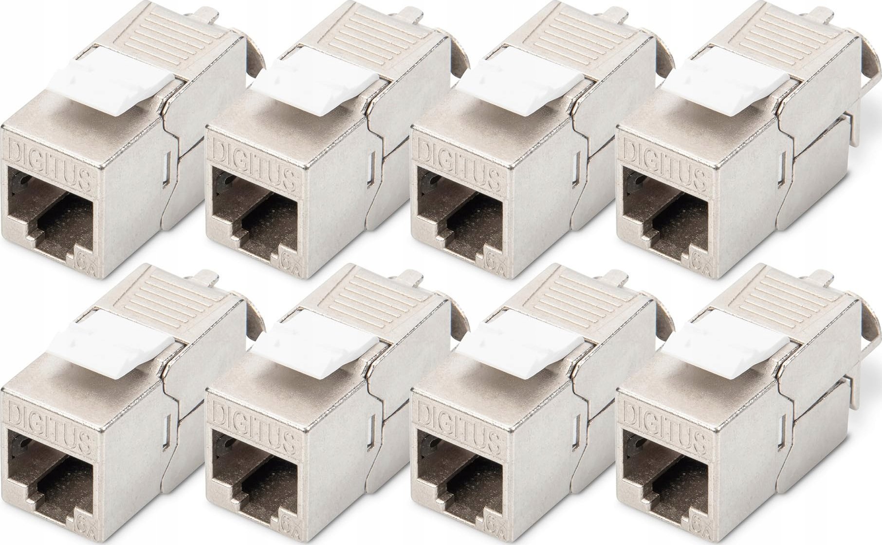 Modul Keystone Digitus CAT 6A, i mbrojtur, pa vegla, gri