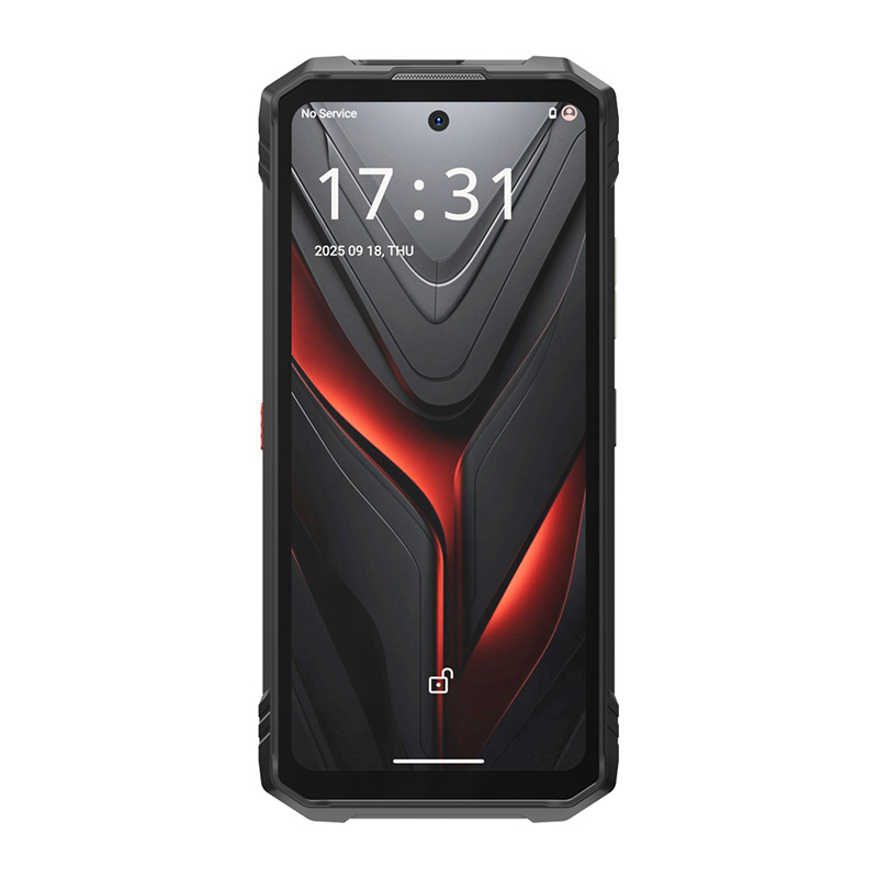 Telefoni i fortë HOTWAV Hyper 8 Ultra, 12GB 512GB, 12000mAh, 5G, gri i zi