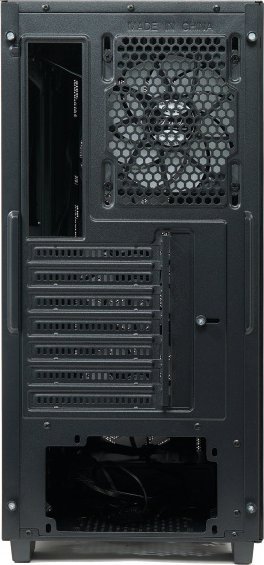 Kuti kompjuteri ZenPC Flow TG, Midi Tower, 4x ventilator P12 PWM PST, e zezë