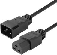 Kabllo rryme Microconnect C20 në C21, 16A, 3m, e zezë