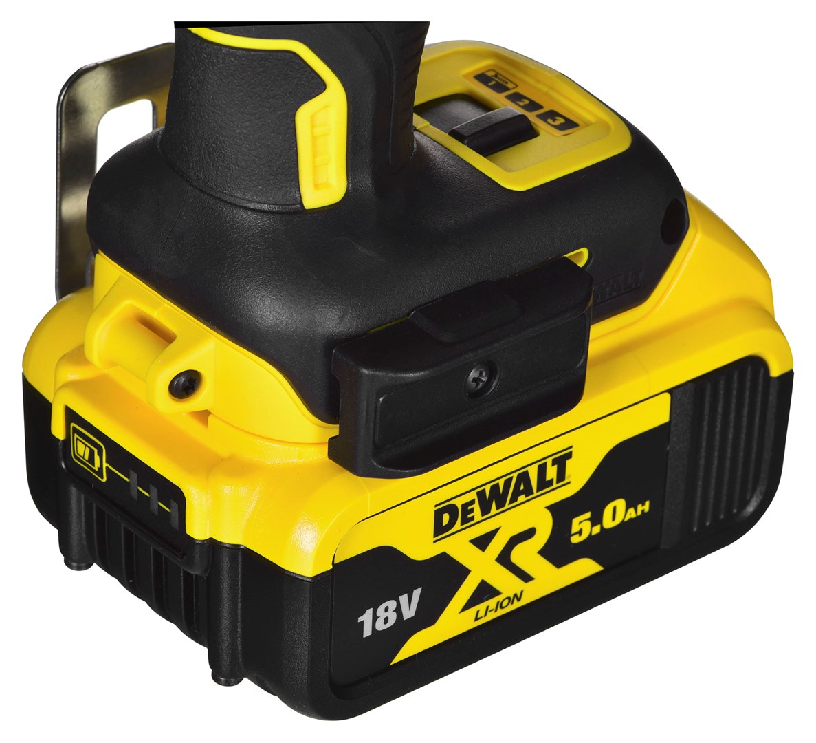 Set veglash pa kabllo Dewalt DCK266P2T QW, 18V, 2x 5.0Ah, i verdhë