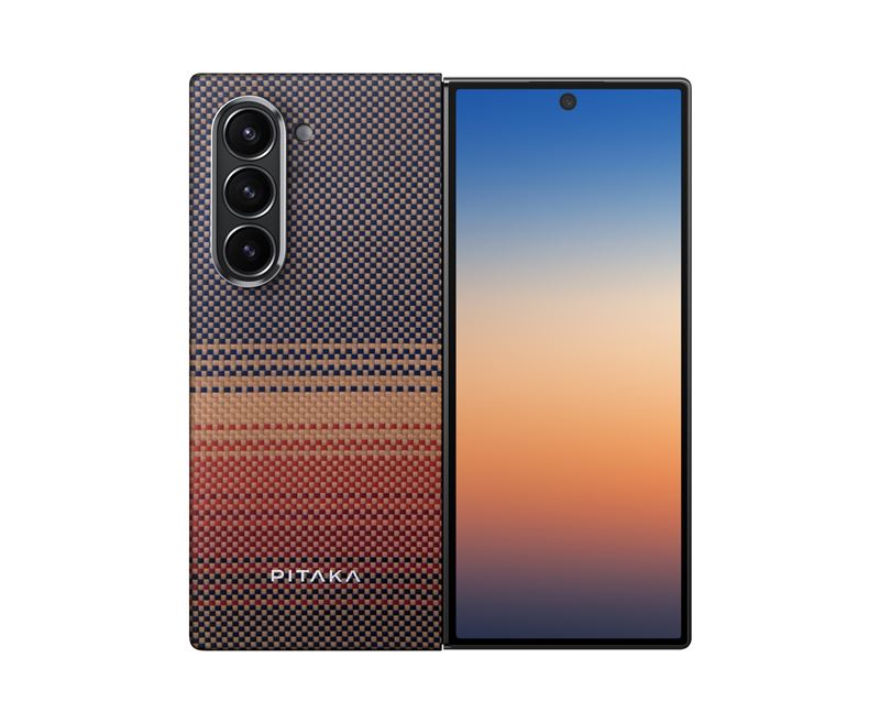 Заштитна футрола Pitaka MagEZ Case 5 за Samsung Galaxy Z Fold 6, 1.2mm, портокалова