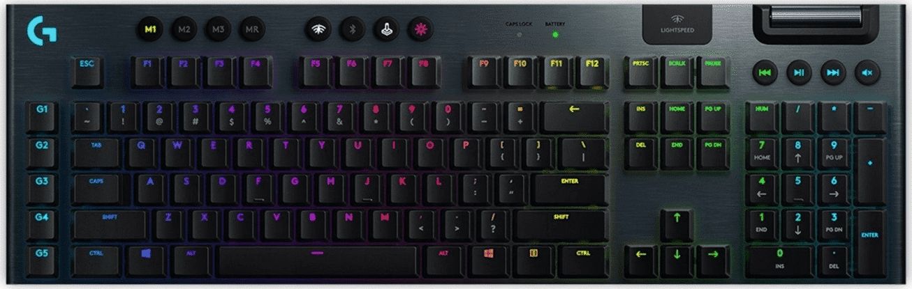 [OUTLET] Tastierë Logitech G915 Romer-G Clicking, e zezë