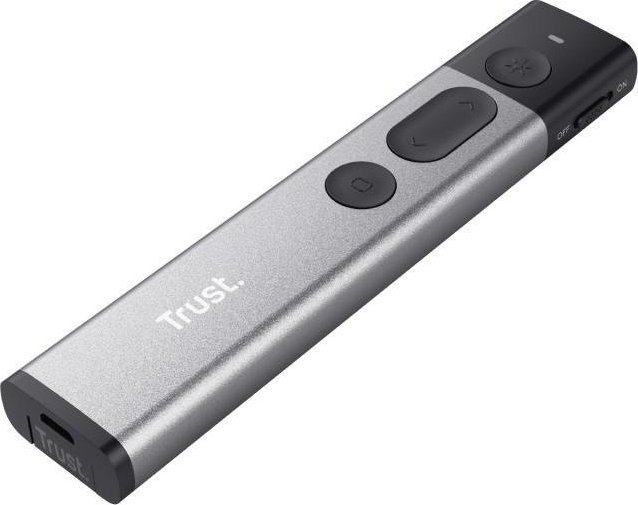Prezantues wireless Trust Kazum 23333, lazer i kuq, alumini, i zi