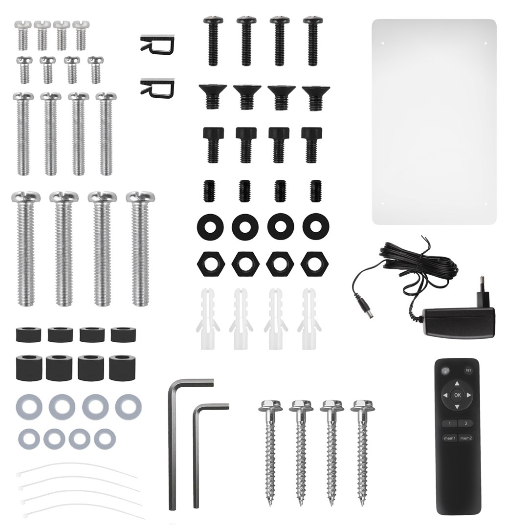 Mbajtëse tavani për televizor Maclean, 32"-75", 35kg, i zi