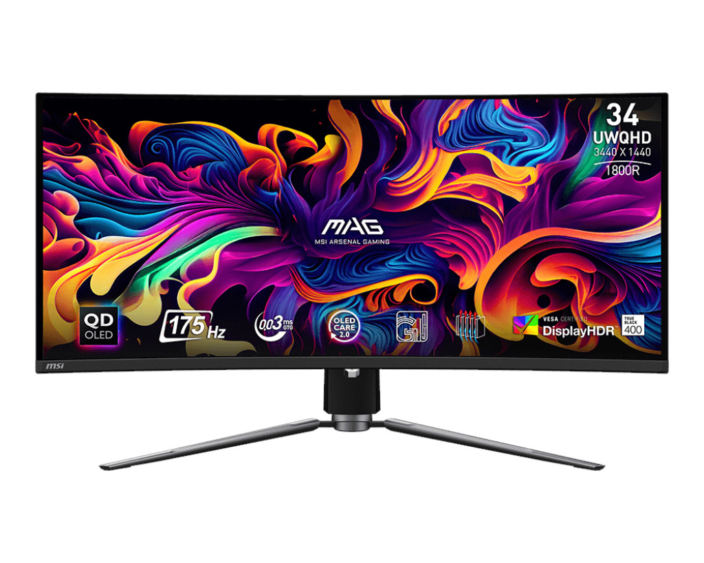 Monitor MSI MAG 341CQP QD, 34", WQHD, i zi