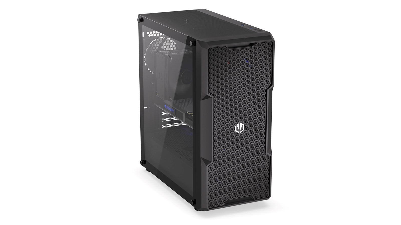 Kornizë kompjuteri Endorfy Regnum 400 Air, ATX E-ATX, xham i temperuar, e zezë