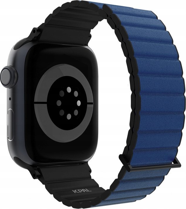 Rrip ore Apple JCPal FlexDuo, për Apple Watch 38/40/41mm, mbyllje magnetike, i zi blu marinë