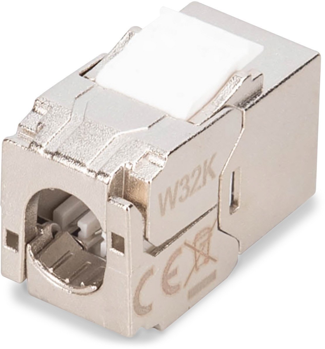 Modul keystone Digitus CAT 6A, kompakt, i mbrojtur, montim pa vegla