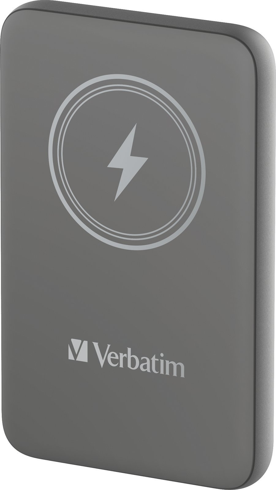 Power bank Verbatim Charge n Go, 10000mAh, wireless magnetik 15W, gri
