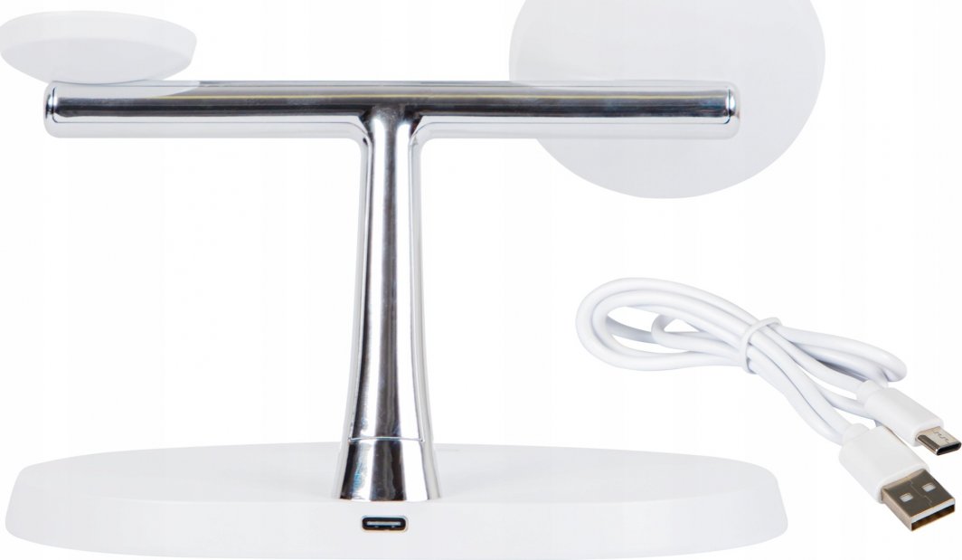 Karikues wireless Blow WCH-08, 15W, 3 në 1, i bardhë