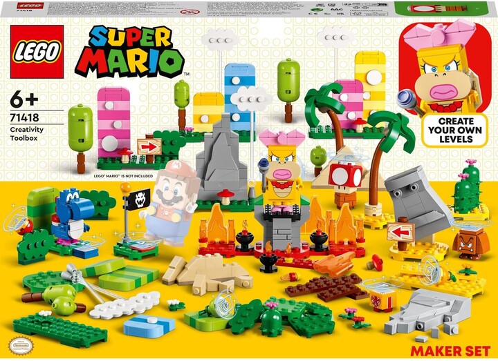 Set LEGO® Super Mario™ 71418 Creative box, 588 pjesë