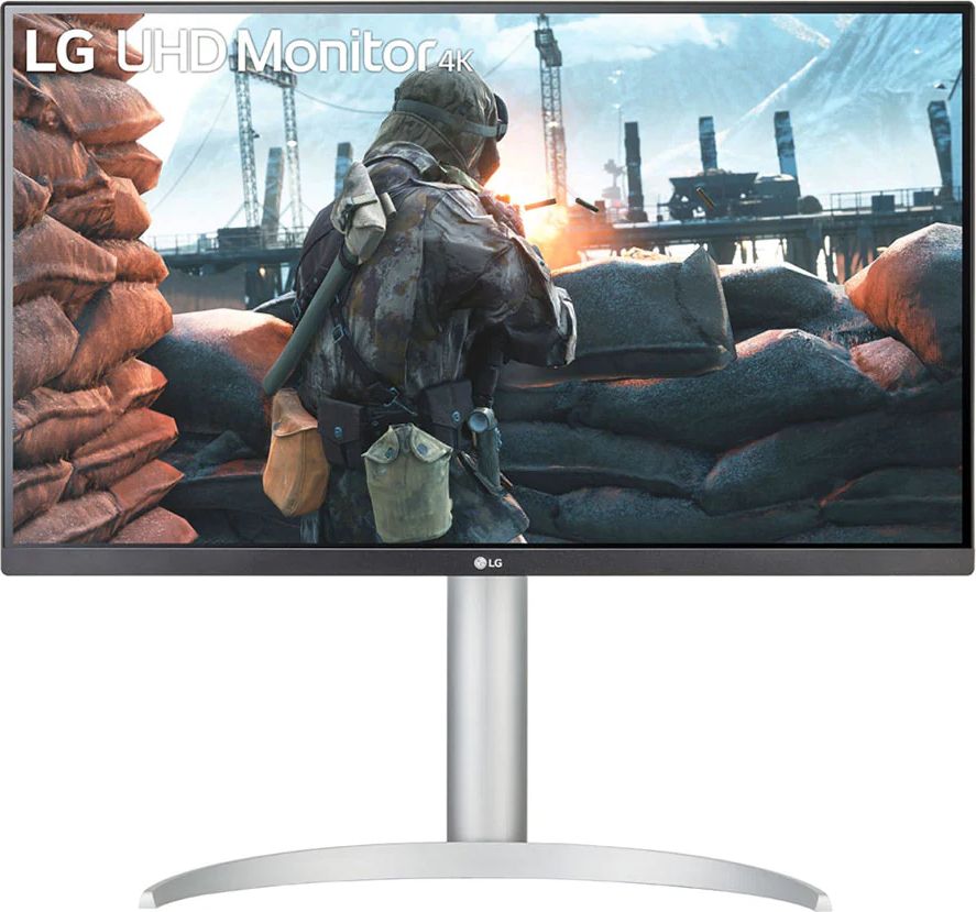 Monitor LG 27UP650-W, 27", UHD 4K, i zi/ bardhë