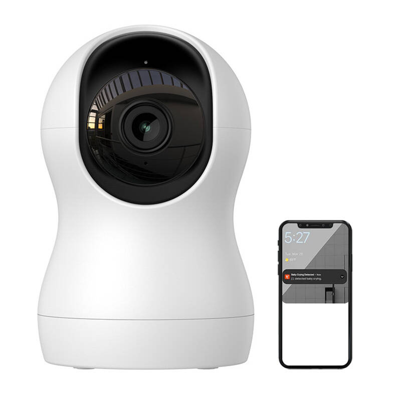 Kamerë sigurie IP Gosund 2K Home Security, Wi‑Fi, pan dhe tilt, e bardhë