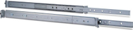 Set shina teleskopike rack Inter-Tech IPC 455mm, çelik, argjendtë