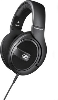 Kufje Sennheiser HD 569, rreth veshit, me kabllo, të zeza