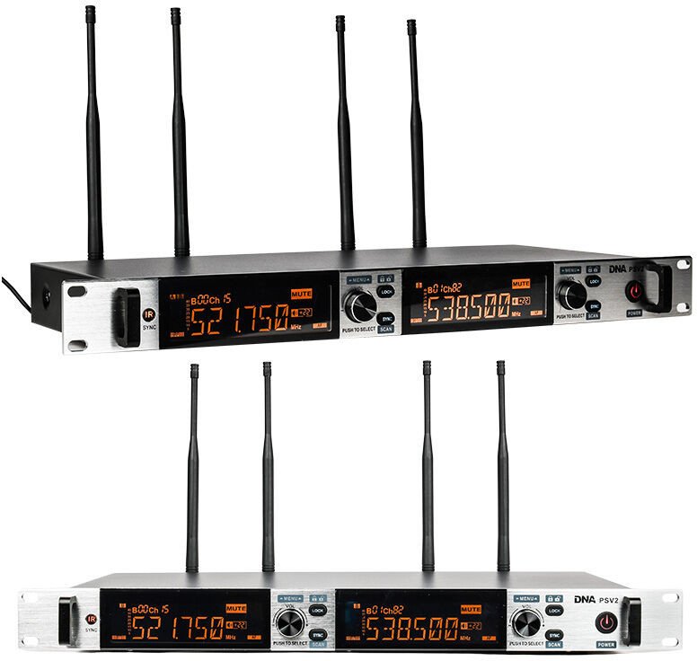 Sistem mikrofoni wireless DNA PSV 2 Professional, 2 mikrofona, UHF, i zi