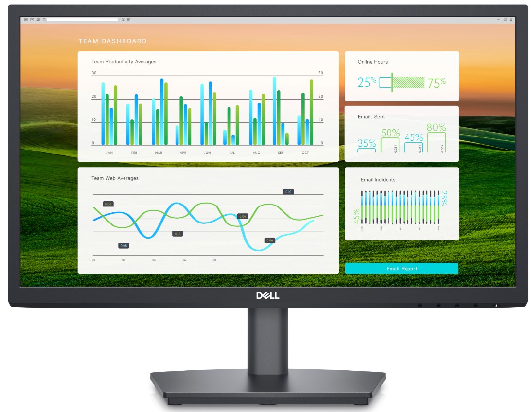 Monitor Dell E-Series E2222HS, 45", FHD, VA, i zi