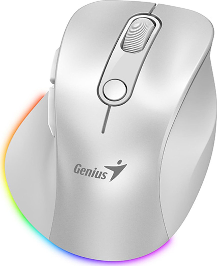Maus Genius Genius Ergo 9000S Pro, 2400DPI, i bardhë
