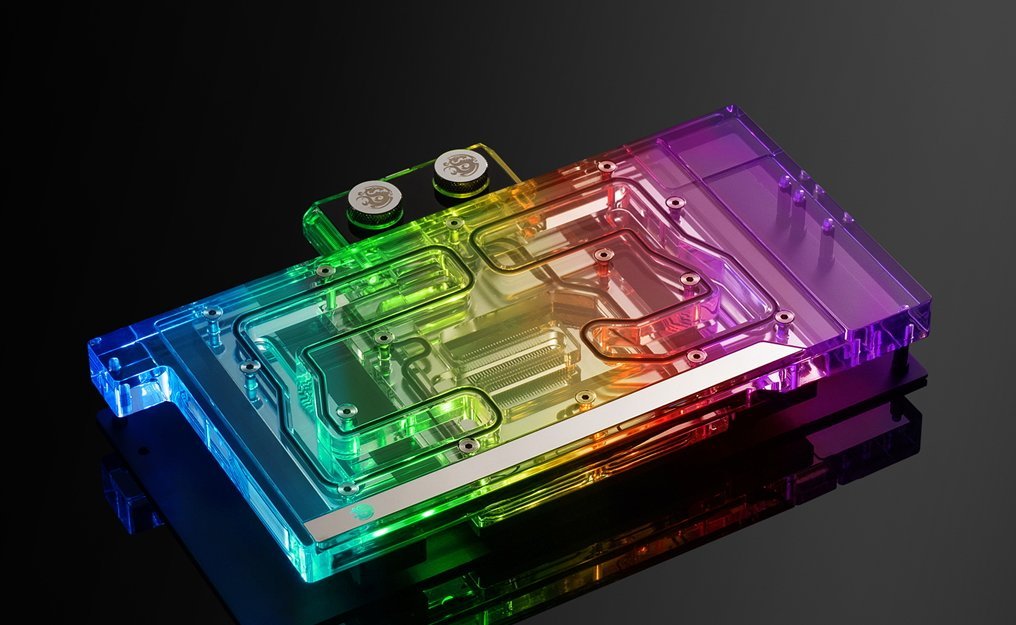 Blok uji për GPU BitsPower Classic Asus RTX 3070 TUF, ARGB, akrilik transparent, i zi e argjendtë