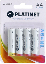 Bateria Platinet AA/R6, 2800 mAh, 4 copë
