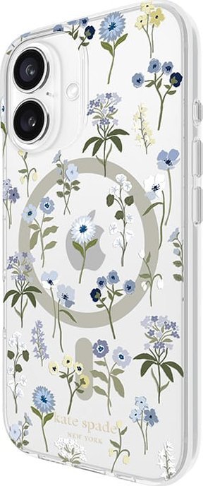 Mbrojtëse telefoni Kate Spade New York Precious Bloom MagSafe, për iPhone 16, transparente, me lule