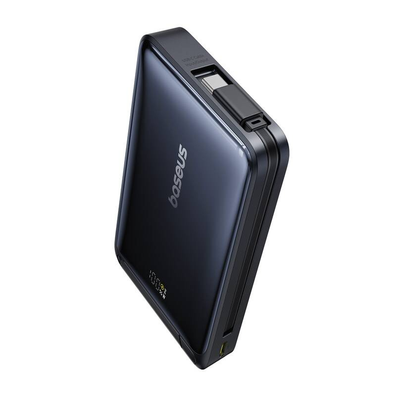 Power bank Baseus Nomos Qi2 Magnetic, 10000mAh, 45W USB C, i zi
