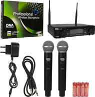Сет безжични микрофони DNA DVS2, UHF систем, LCD екран, црн