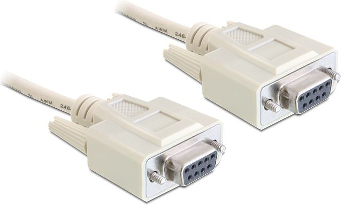Kabllo Delock DB-9 - DB-9, 3m, bezhë