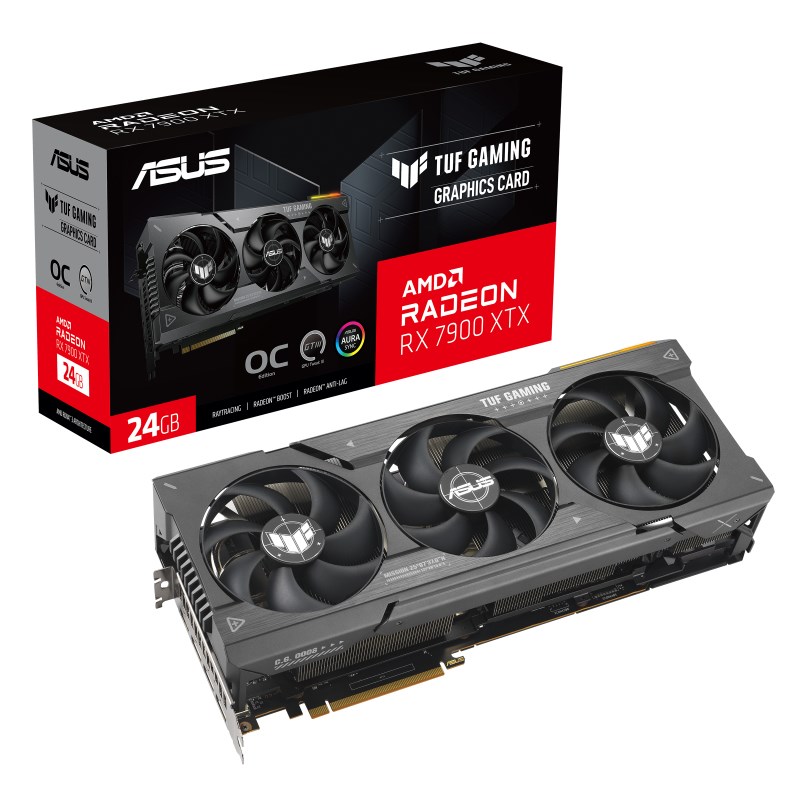 Kartë grafike ASUS TUF Gaming AMD Radeon RX 7900 XTX, 24 GB GDDR6