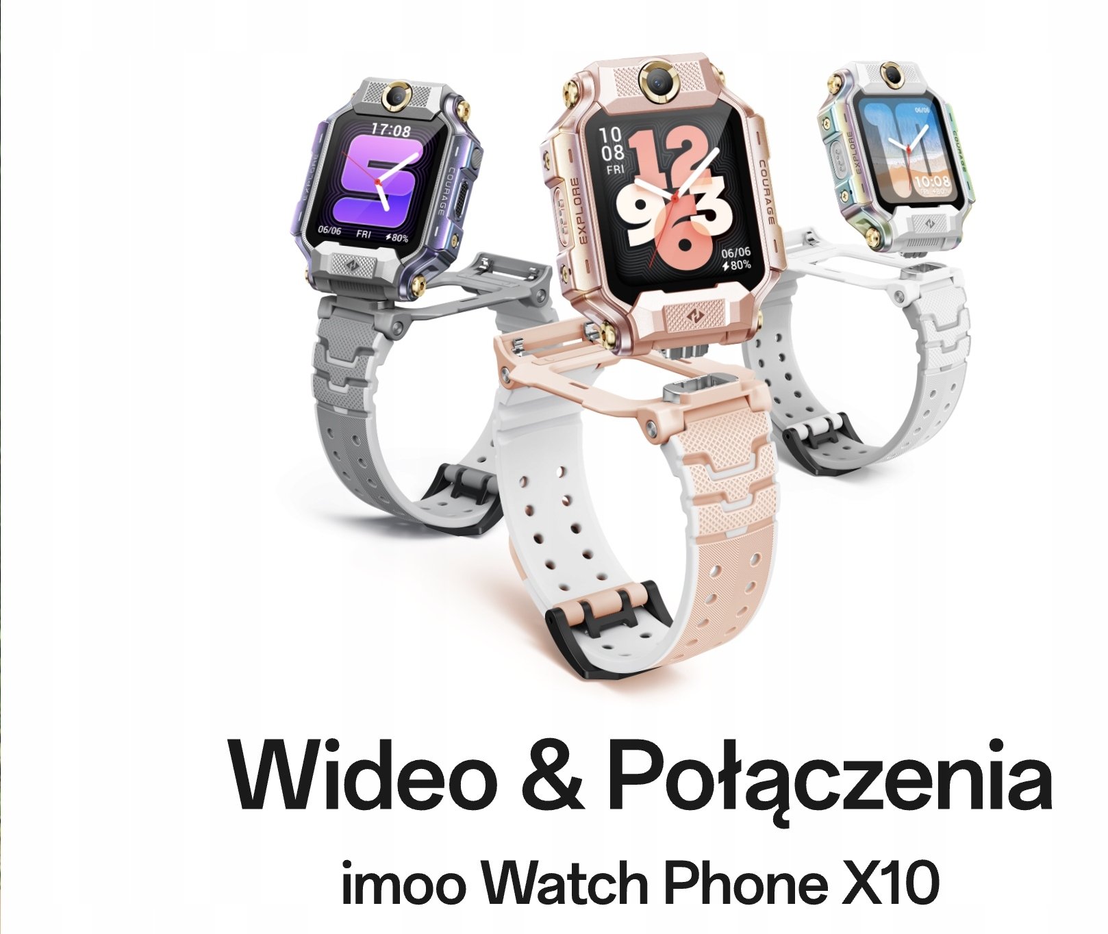 Ora inteligjente për fëmijë Imoo Watch Phone X10, 1.6" OLED, 4G, jeshile