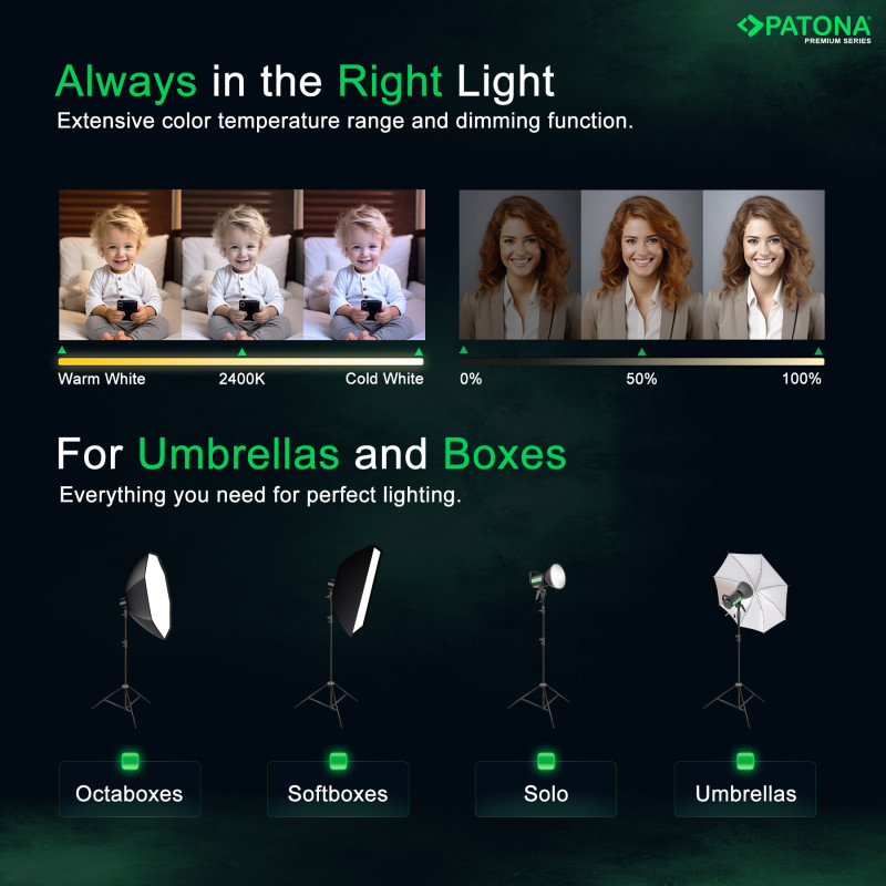 PATONA Premium LED Light ML-1200